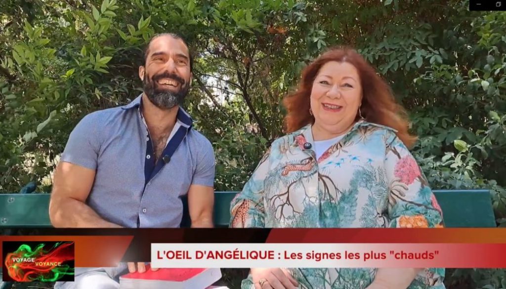 Angélique astrologue présente le signe le plus chaud du zodiaque en face de Franck Villette pour l'émission Voyage Vacances